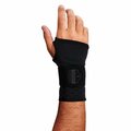 Proflex By Ergodyne Wrist Support Sleeve, Single Strap, Black, S 680